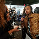 VIc Mensa talking to Fuse’s Bianca Gracie (Danielle Belton/The Root)